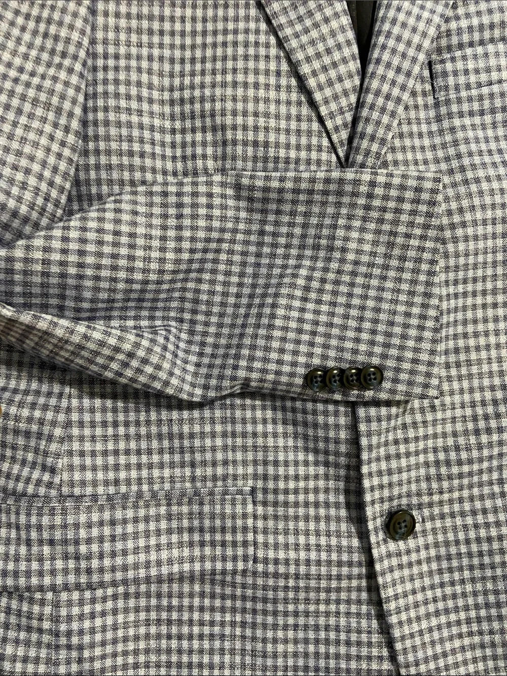 Tommy Hilfiger Men’s Blue Checked Blazer A1